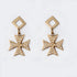 Cross  of the order Earrings