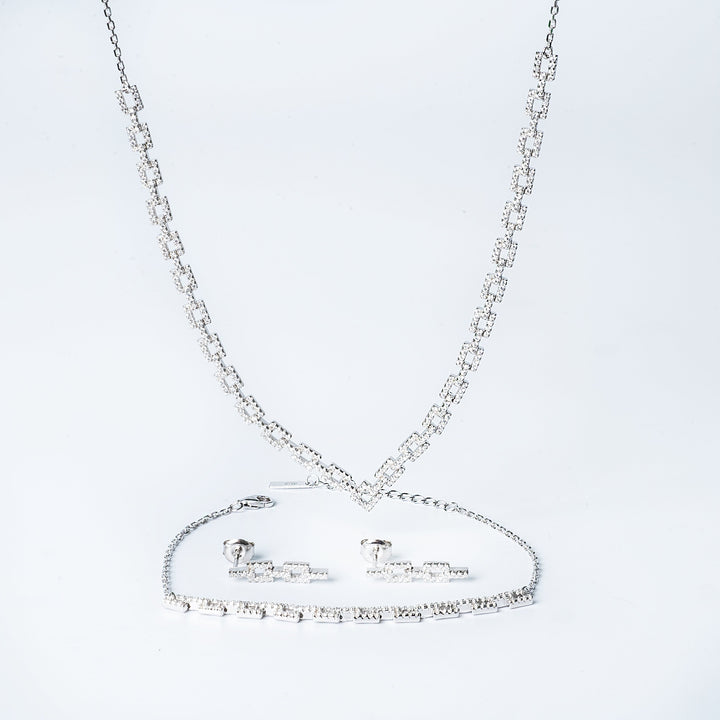 Alana Necklace with it set of earring and bracelet