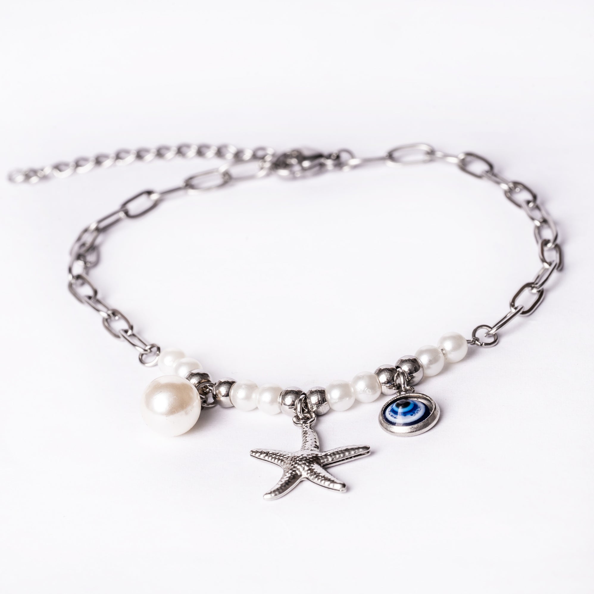 Island Silver Anklet