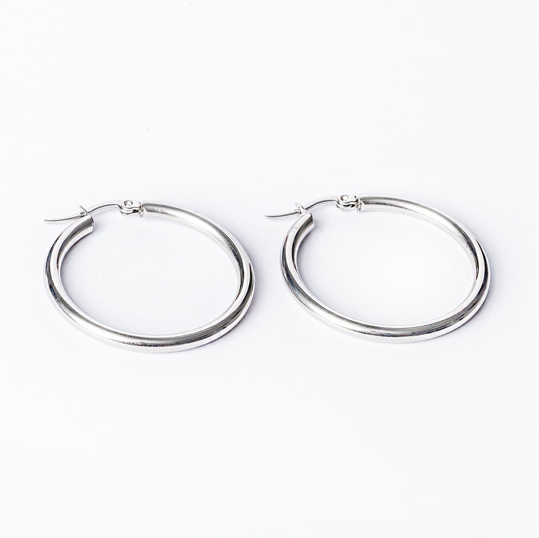 Stefania Silver Earrings