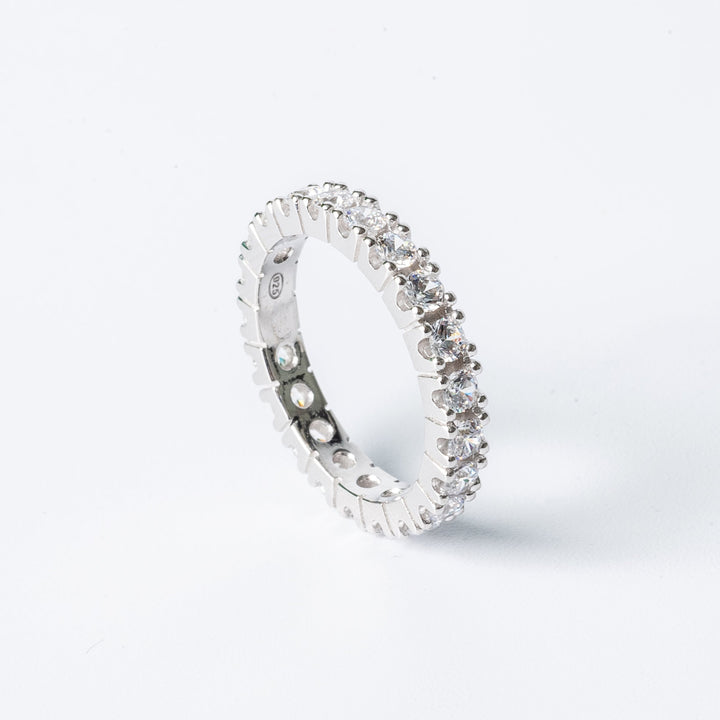 A close up side view of Fiona Ring 