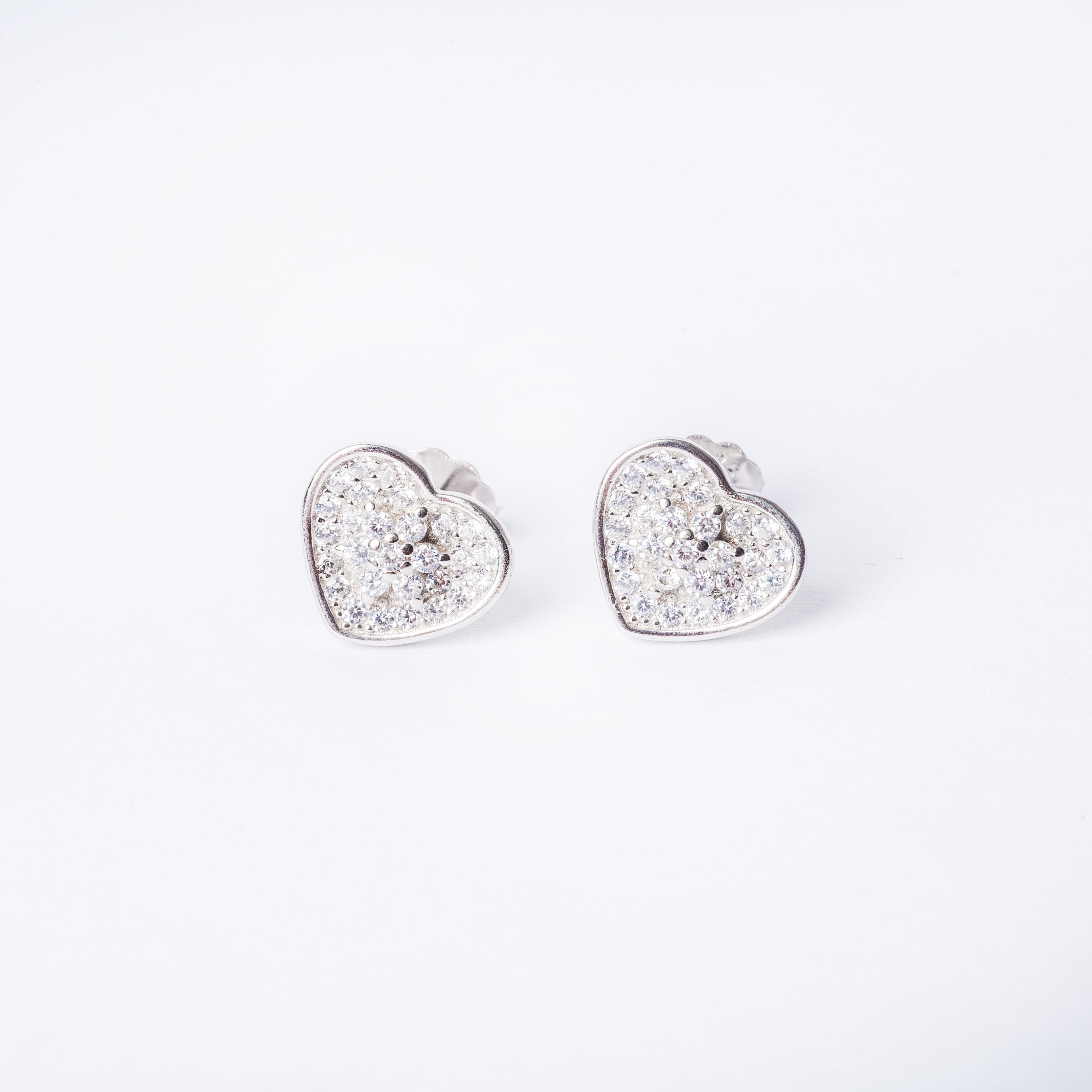 Jewel Heart Earrings