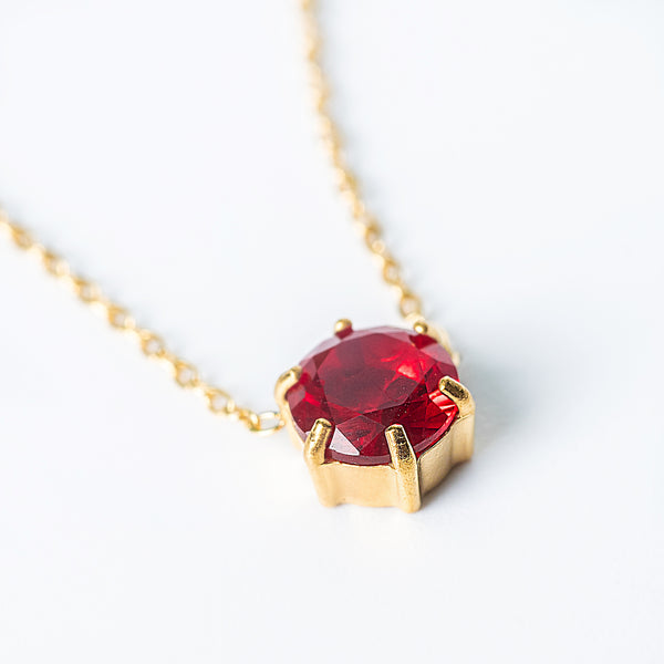 Monthly Birthstone Necklace