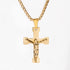 Manly Cross Gold Necklace