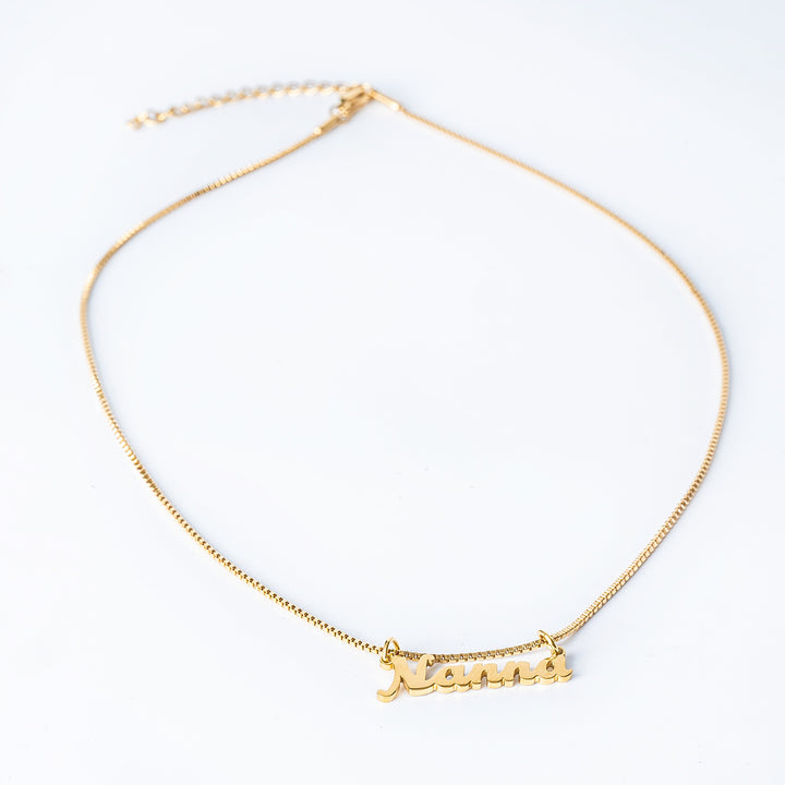 Gram Collections's Mahbuba Nanna Necklace on a white background. 