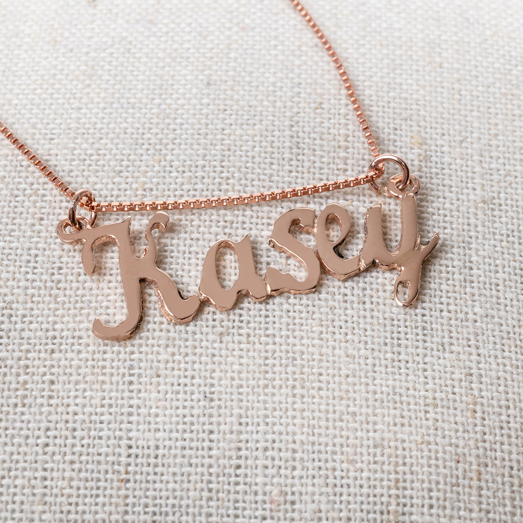 Name Necklace (Gold, Silver, Rose)