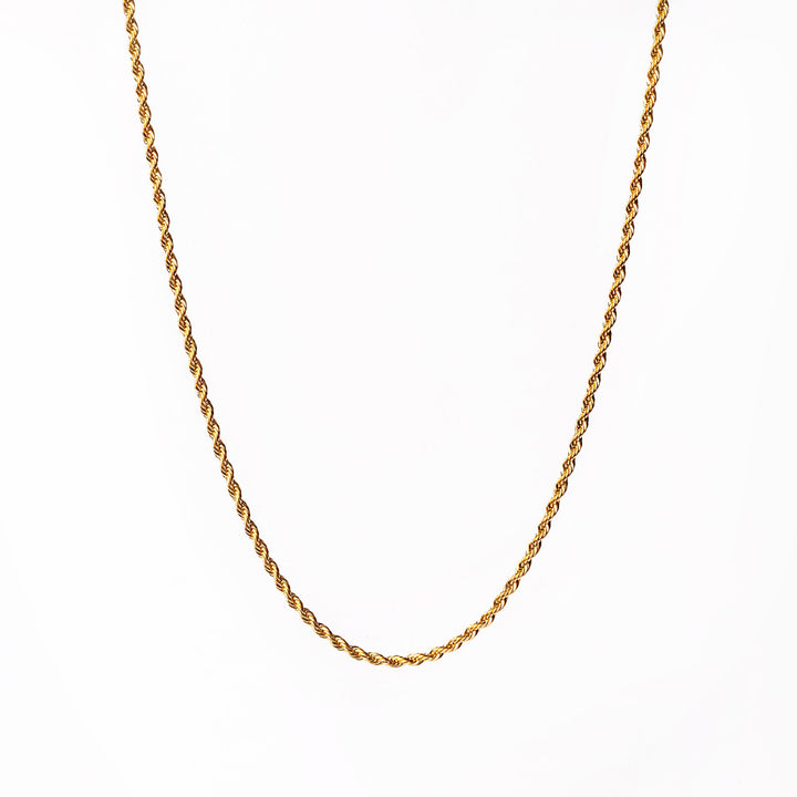 A close up view of Bergamo Necklace standing in the center of the image against a white background.