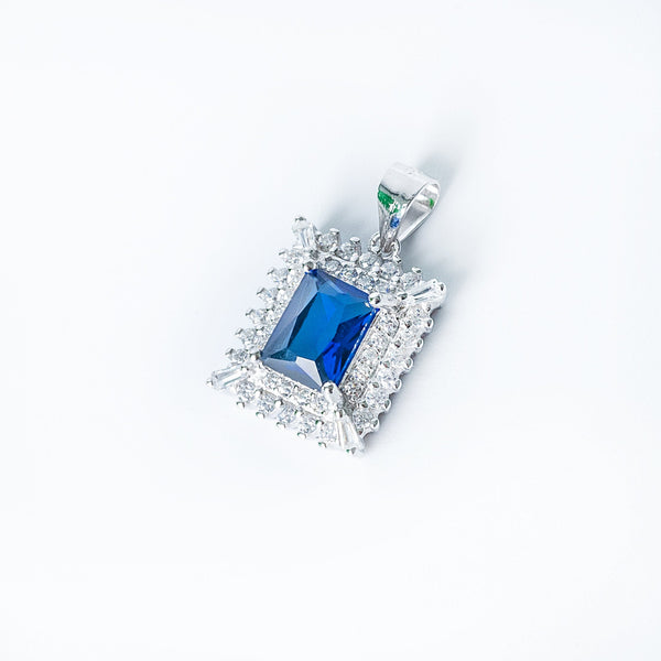 A close up view of Diana necklace standing against a white background. 