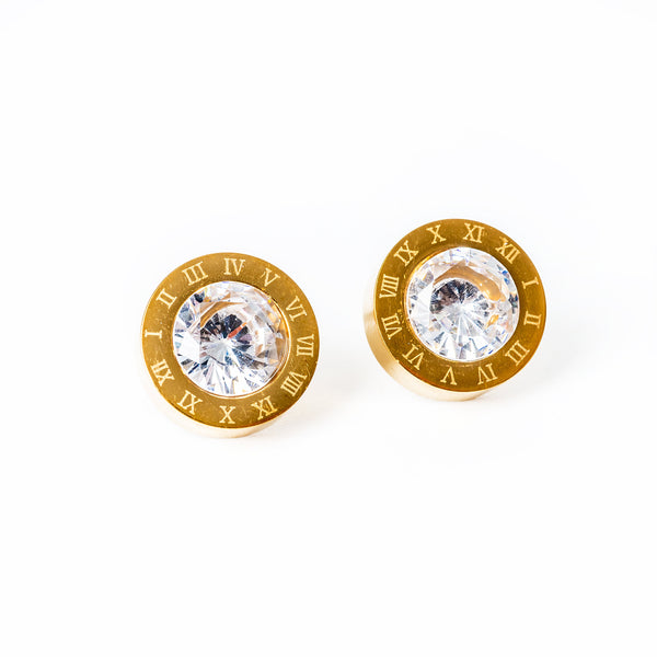Easter gold earrings 