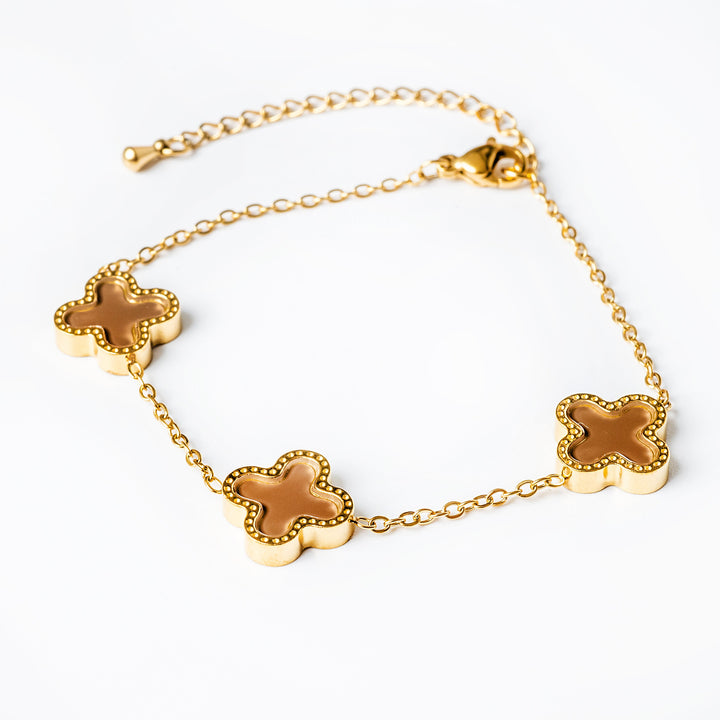 a close up view of Fiorella Bracelet standing in the center of the image against a white background 