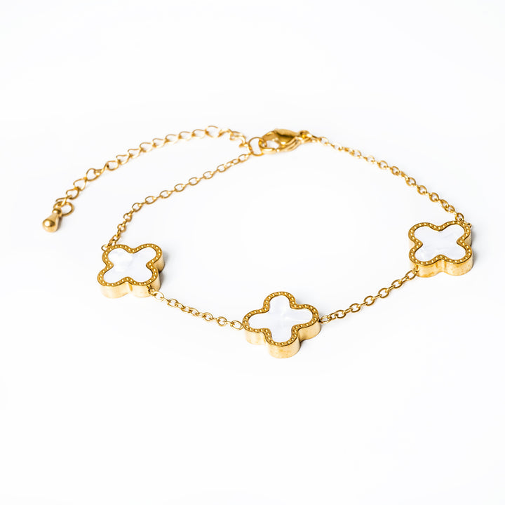 a close up view of Fiorella Bracelet standing in the center of the image against a white background. 