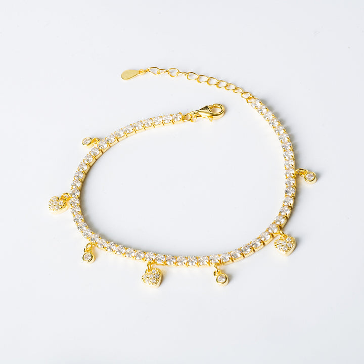 A close up look of Gulia Bracelet standing against a white background. 