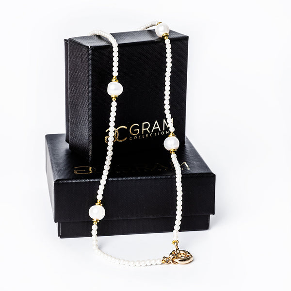 Star Necklace standing in the center of the image against a white background 