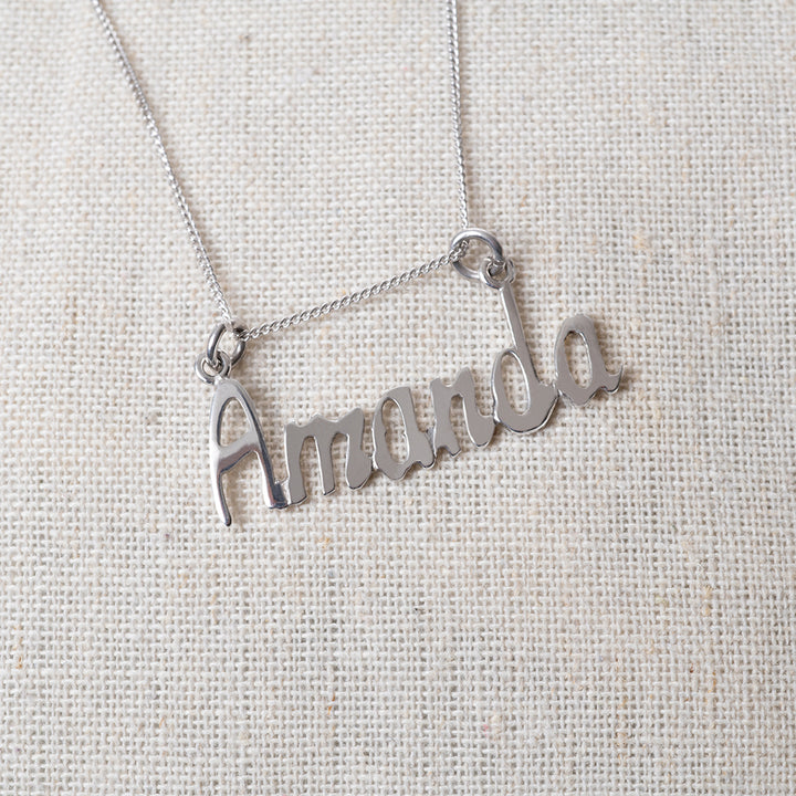 Gram collections amanda name necklace 