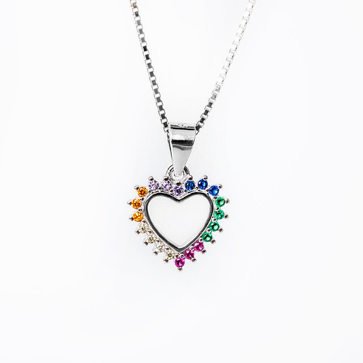 Isabelle necklace close up view, standing in the center of the image against a white background 