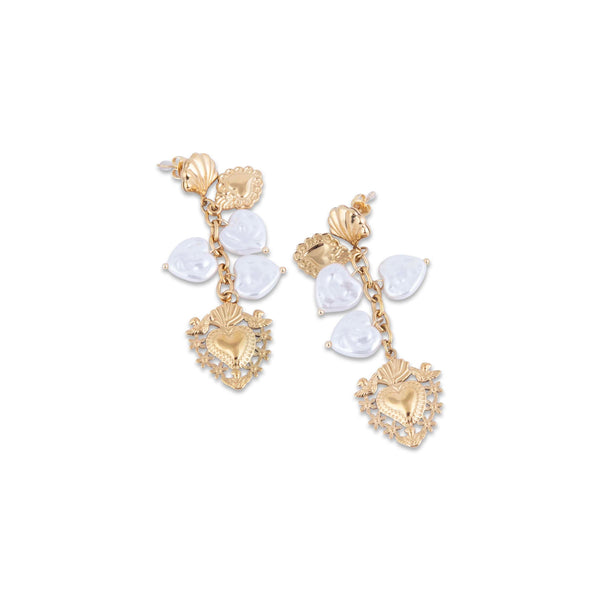 Gram Collections Marsalforn Earrings earrings on a white background.