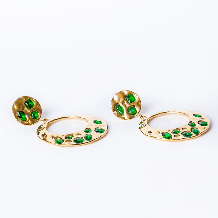 A side view of Nova Earrings