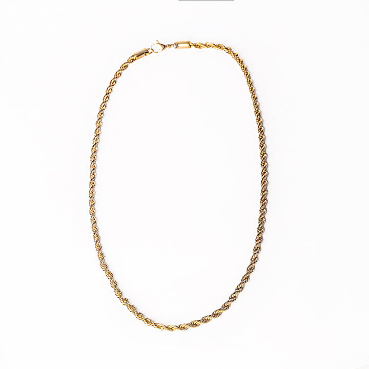 A bird view of Palermo Necklace standing in the center of the image against a white background. 