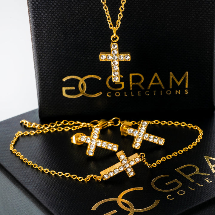 a close up view of Raisa Bracelet standing on its uniquely designed box. 