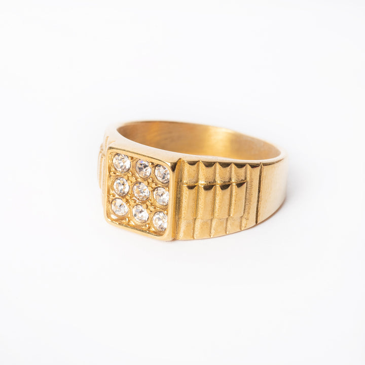 A side view of Rolex His & Hers Ring