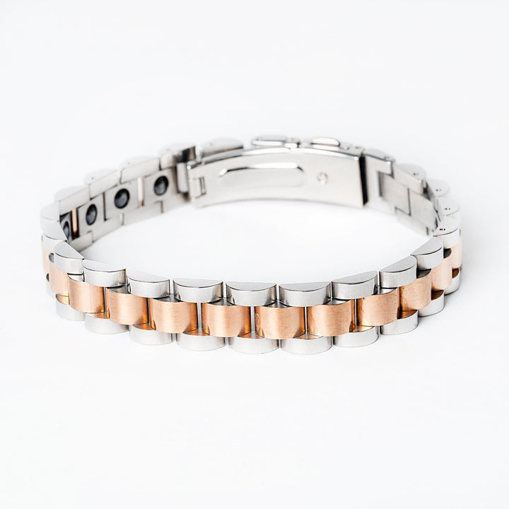 A close up view Rolex Style 