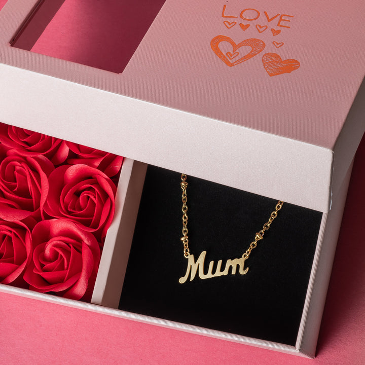 A close up view of Rosina Mum Necklace Gift Boxes.