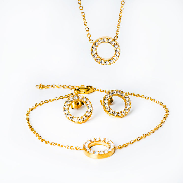 Sami Bracelet set standing in the center of the image against a white background. 