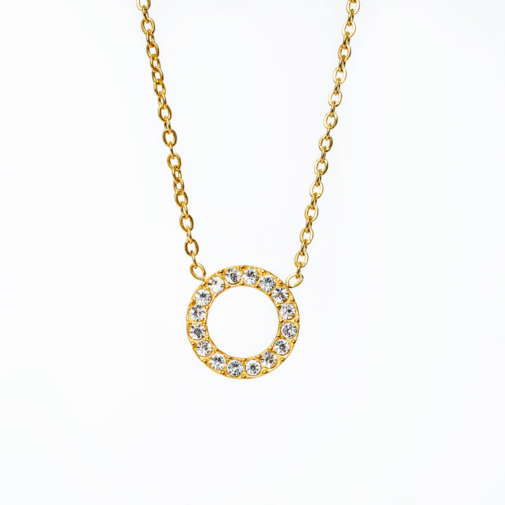 A sami necklace standing in the center of the image against a white background. 