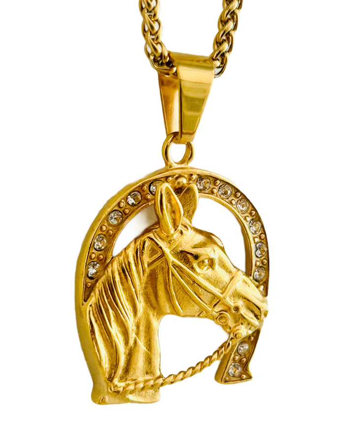 A close up view of Ta' Ziemel Necklace.