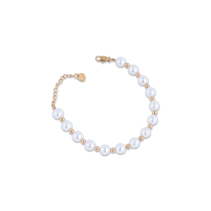 Ghadira Bracelet with gold accents on a white background