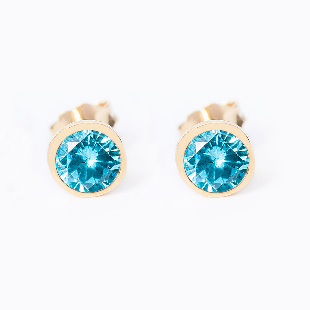 March Birth Stone earrings