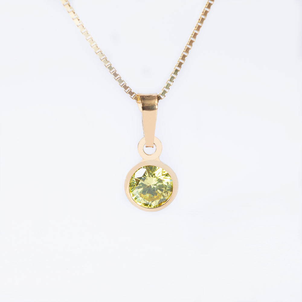 August Birth Stone pendant