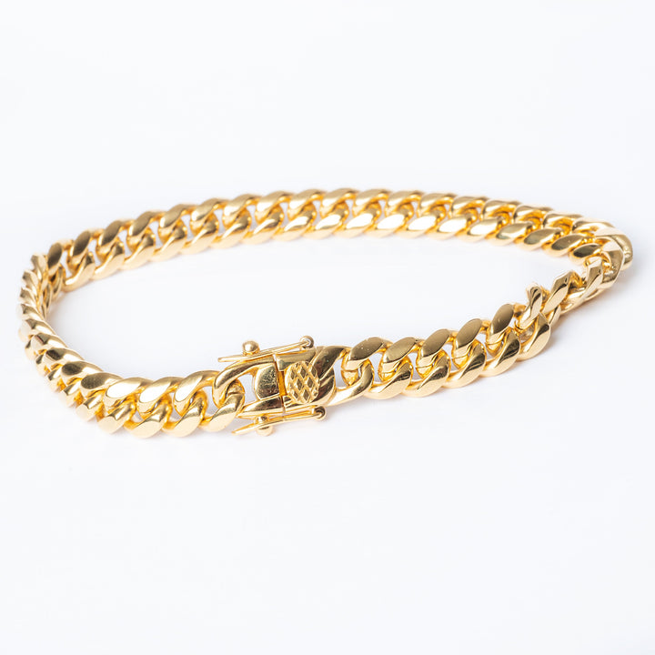 A profile view of Bruno bracelet. 