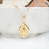 Holy Mary Medal Double Sided Pendant