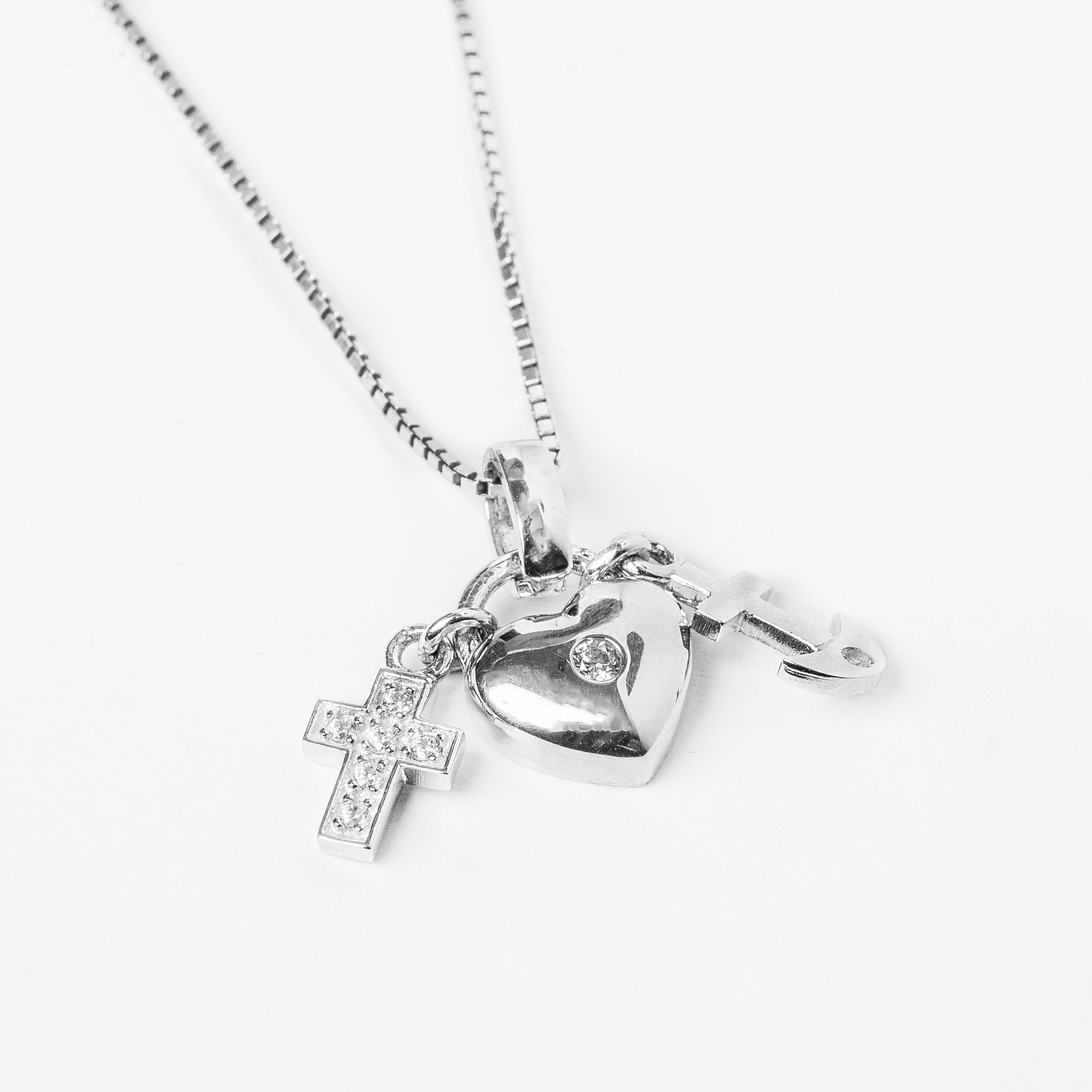 Hope Faith Charity Necklace