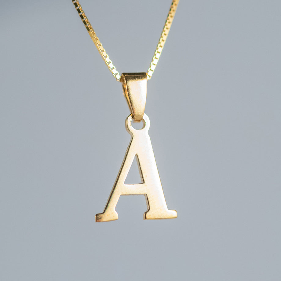 Gold Initial Charms for Pendants | La Kaiser H