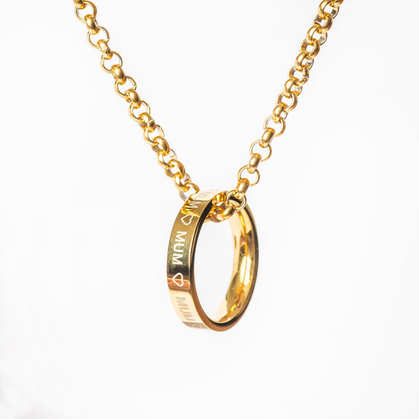 Mum Ring Necklace