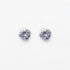 Solitaire Silver Stud Earrings
