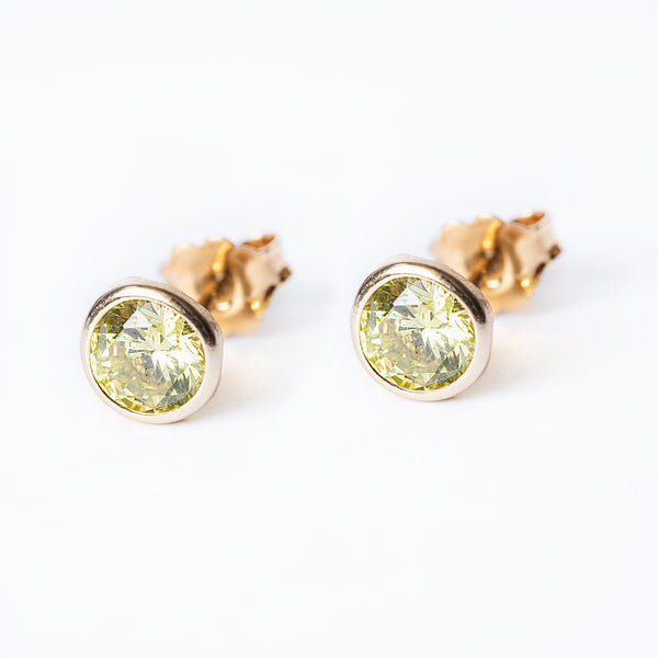 Close up view of August Birth Stone earrings
