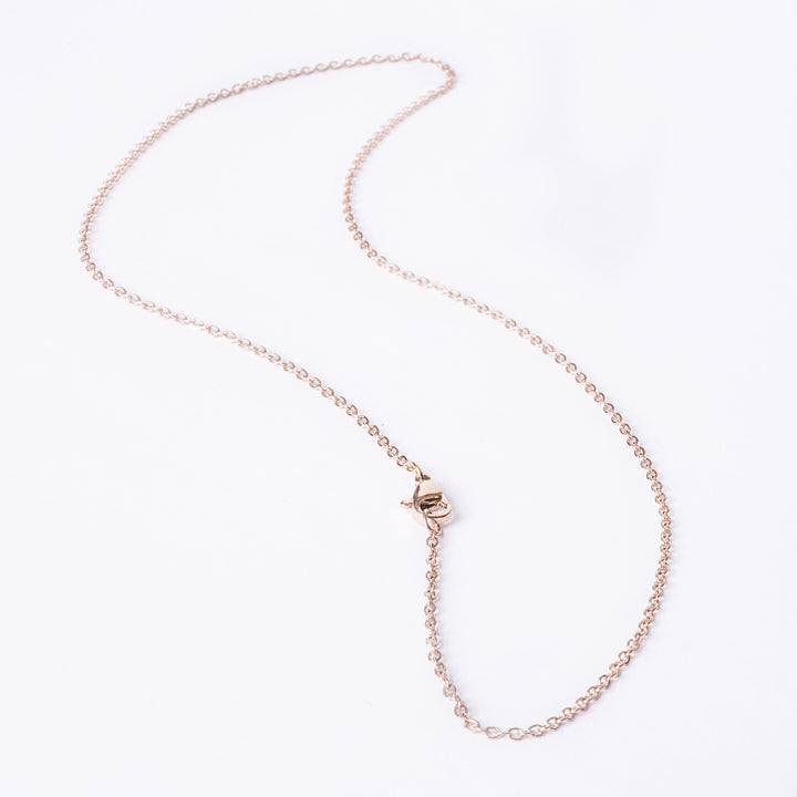 a bird view of Rose Gold Chain. 