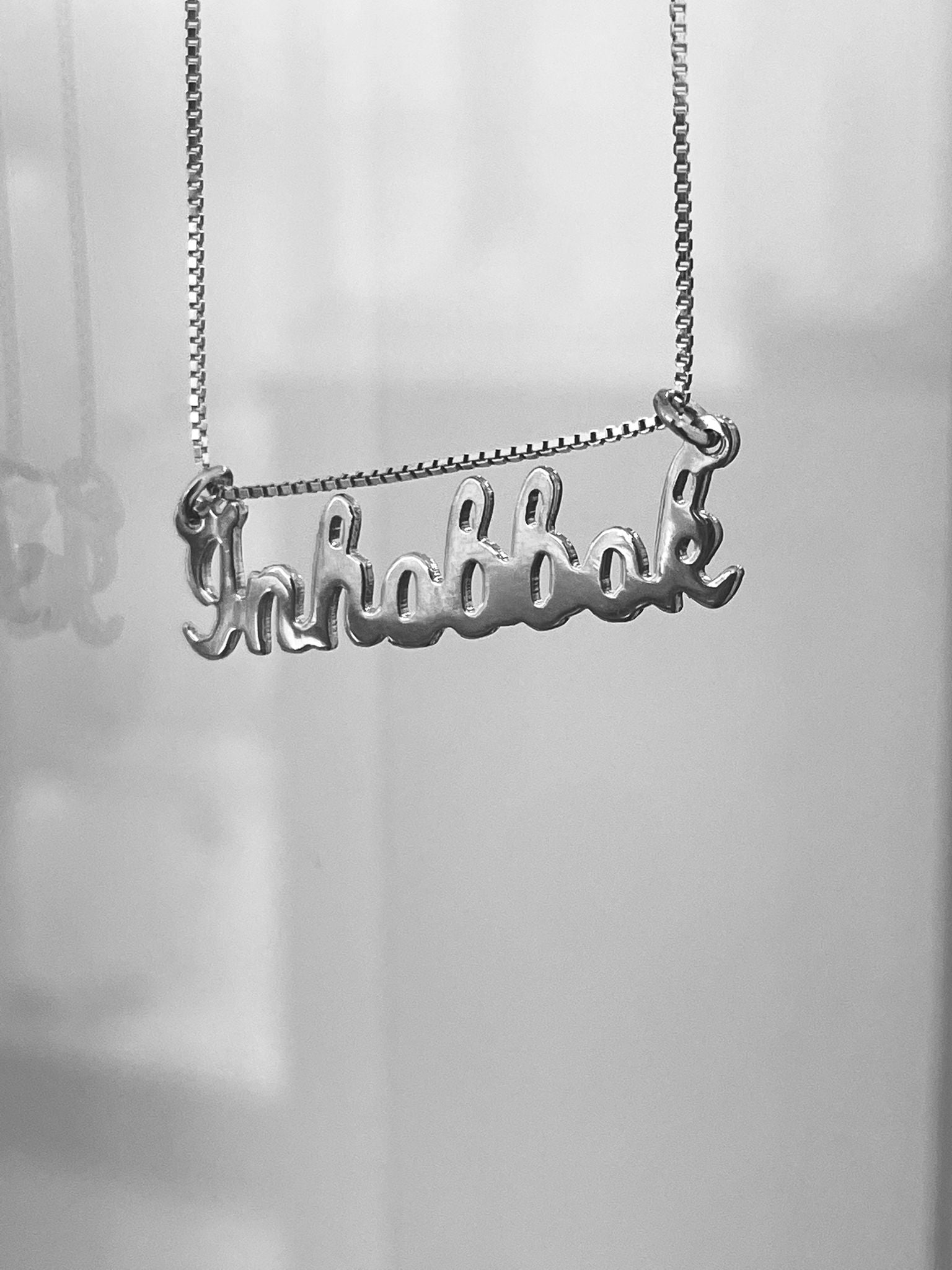 Inhobbok (handwritten) Necklace
