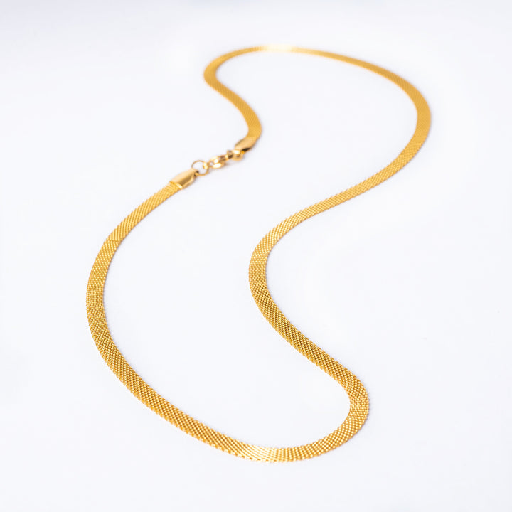 A side view of Madeira Necklace 