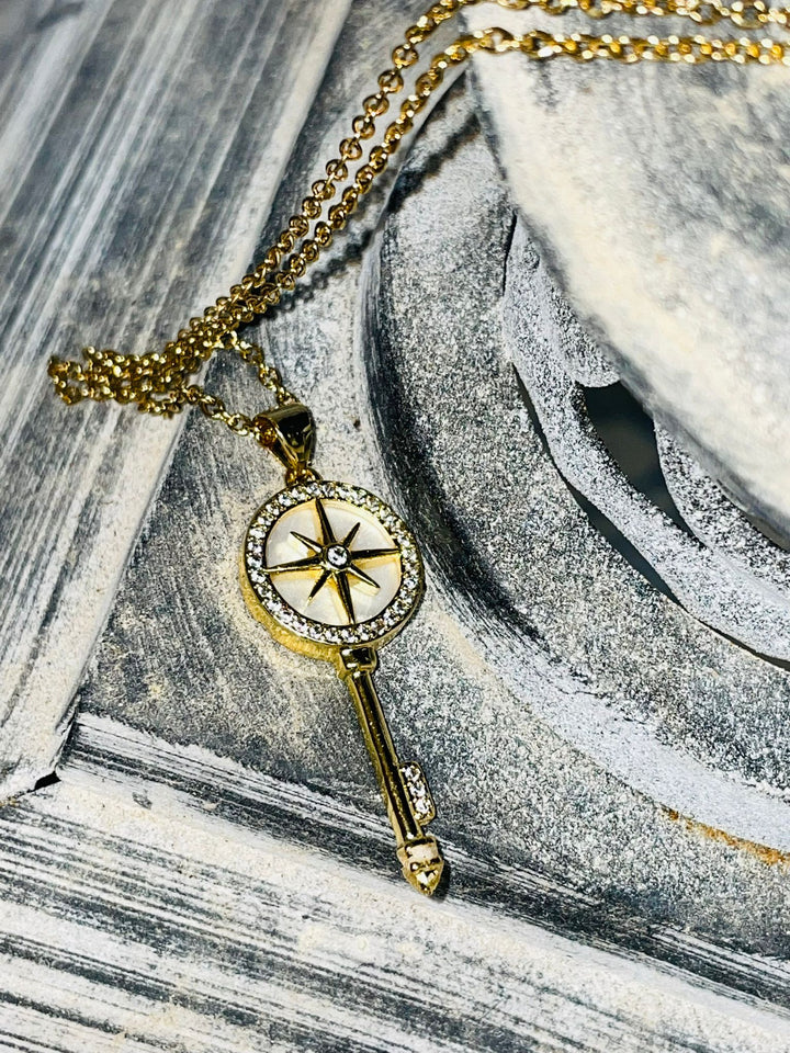 A close up view of Il-Muftieh Necklace.